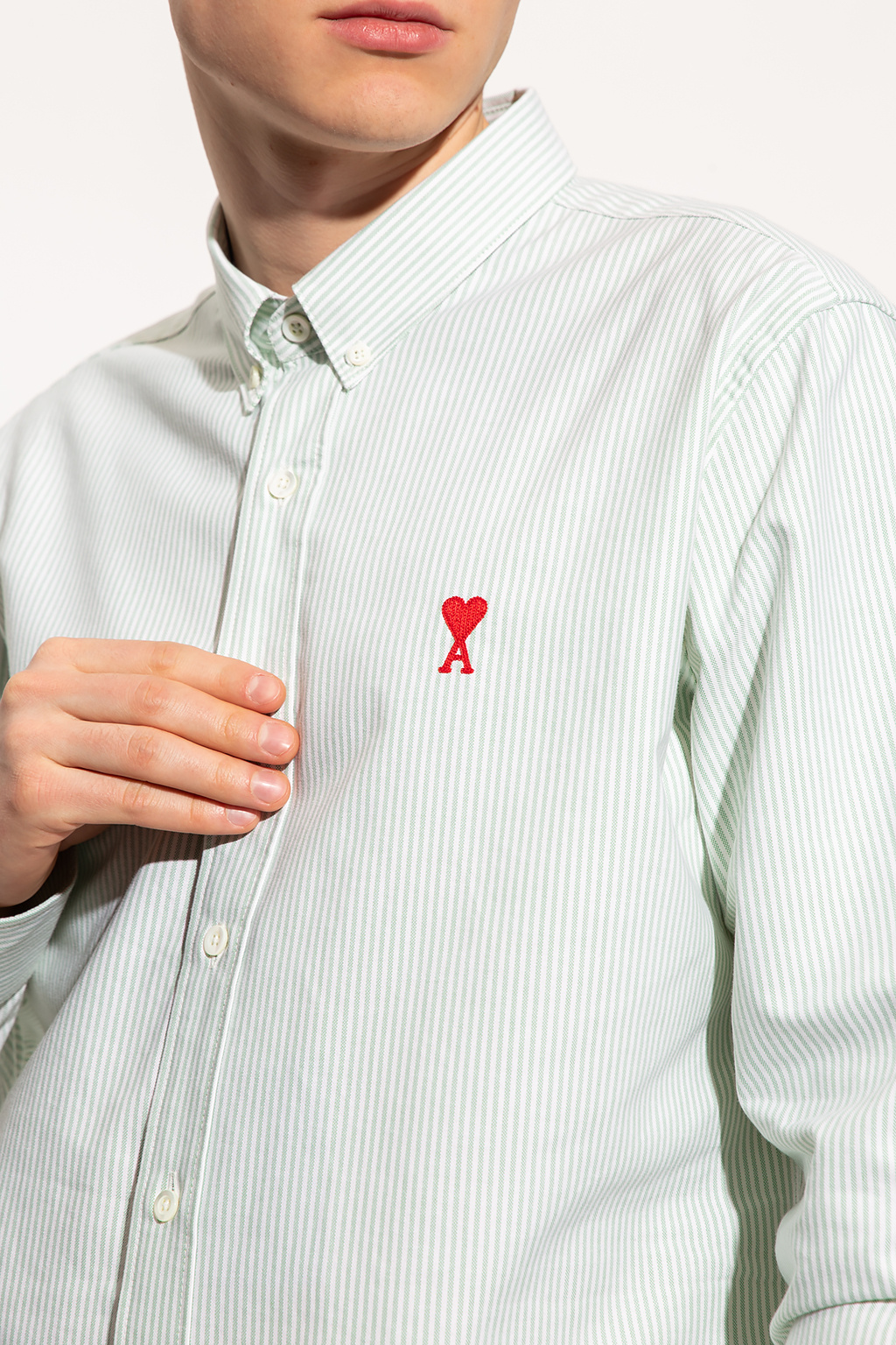 AMI Alexandre Mattiussi  シャツ Ami Alexandre Mattiussi Shirt with logo | Men's Clothing